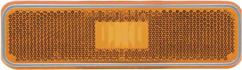 Front Side Marker Lamp Lens - Amber - LH or RH (Sold as Each) 72-76 Dodge Plymouth A/B/E-body