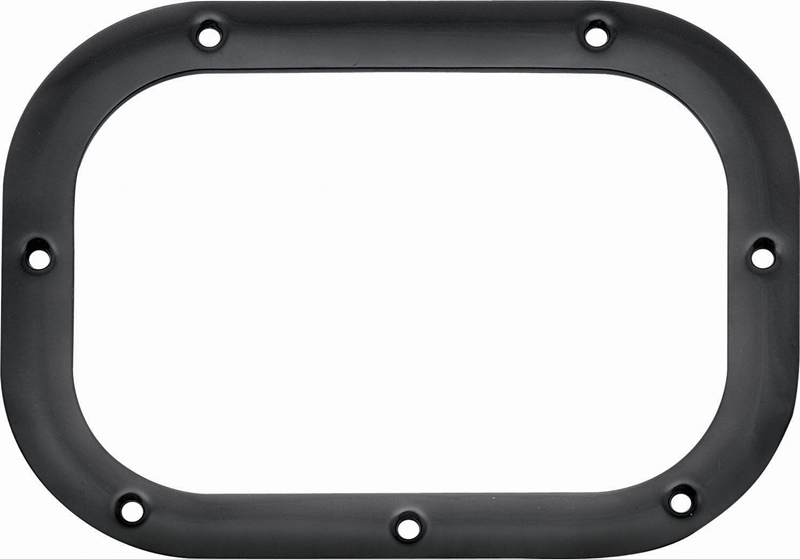 Shift Boot Plate - Black - 4-Speed - 62-67 Chevy II Nova