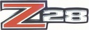 Rear Spoiler Emblem - "Z28" - 70-73 Camaro