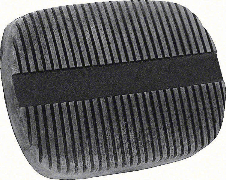 Brake & Clutch Pedal Pad with Vertical Ribs - 62-67 Chev II Nova