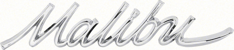 Quarter Panel Emblems - "Malibu" - LH/RH Pair - 66-67 Chevelle