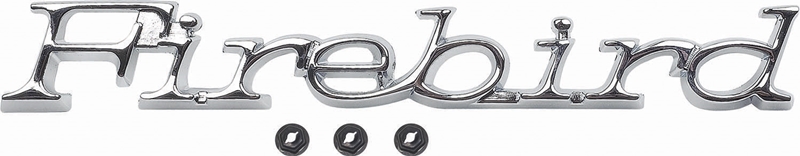Fender Emblem - "Firebird" Script - LH or RH (Sold Each) - 71-81 Firebird