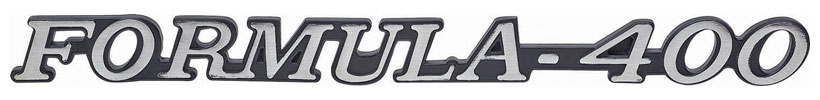 Fender Emblem - "Formula 400" - LH or RH (Sold Each) - 72-75 Firebird