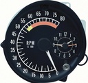 Tachometer & Clock Assembly - 73-75 Firebird