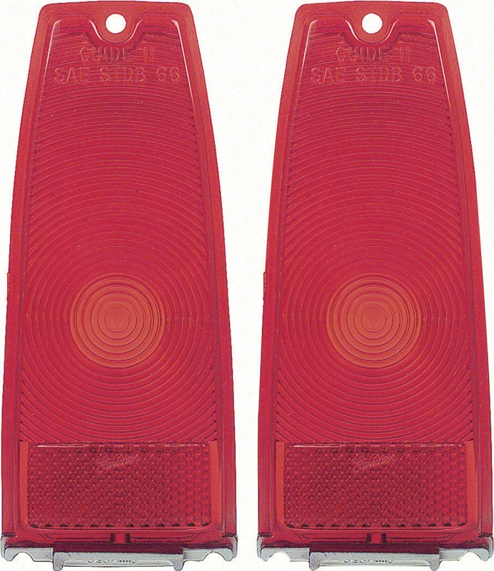Taillight Lens - LH or RH (Sold Each) - 66-67 Chevy II Nova