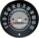 Speedometer - 120 MPH - 65 Chevy II Nova