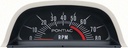 Hood Tachometer - 5200 Redline (V8 Point Ignition) - 69 Firebird