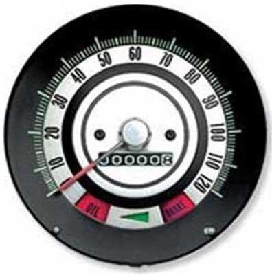 Speedometer - 120 MPH without Speed Warning - 68 Camaro