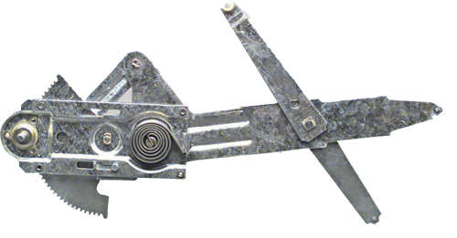 Door Window Regulator - Manual - Complete Assembly for Standard Interior - RH - 68-69 Camaro Firebird