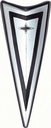 Front Bumper Emblem - Arrowhead Logo - 67-68 Firebird