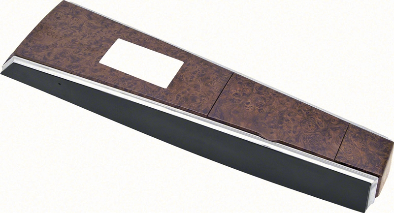 Console Assembly - Burlwood Auto Trans - 68-69 Firebird