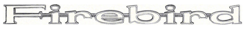 Fender Emblem - "Firebird" LH or RH (Sold Each) - 67-69 Firebird