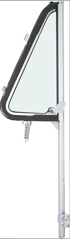 Vent Window Assembly Chrome/Clear Glass - RH - 64-66 Chevy / GMC Truck