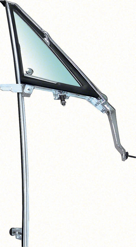 Vent Glass Assembly - Tinted - RH - 67 Camaro Firebird