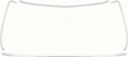 Back Glass Molding Set - Polished Aluminum - 75-81 Camaro Firebird