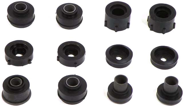 Body & Radiator Support Bushings - 12 Piece Set - 76-81 Firebird