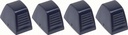 Temperature Control Knobs- Black - 4 Piece Set - 64-72 Chevelle El Camino; 67-81 Camaro Firebird