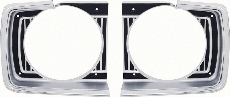 Headlamp Bezels - LH/RH Pair - 67 Dart