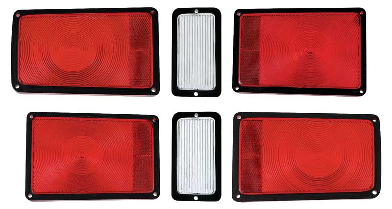 Taillight & Backup Lens Set (6pcs) - 71 Charger (Except R/T)