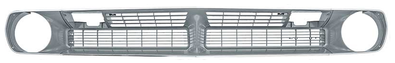Grille Set - Grille, Headlamp Bezels & Trim - 70 Plymouth Barracuda