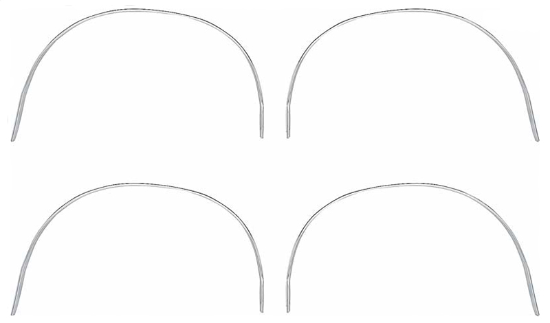 Wheel Opening Moldings - 4 Piece Set - 73-74  Charger