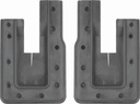 Door Jamb Rubber U-Seals - LH/RH Pair - 66-67 Chevy II Nova (Coupe)
