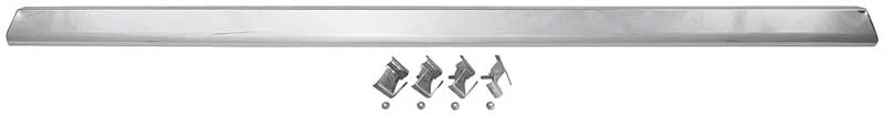 Top of Tailgate Molding w/ Mounting Clips - 68-72 El Camino