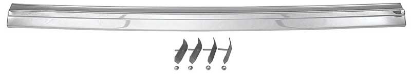 Top of Tailgate Molding w/ Mounting Clips - 64-67 El Camino