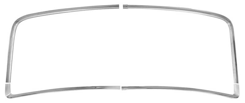 Rear Window Molding Set (4pcs) - 66-67 Chevelle Skylark Cutlass GTO