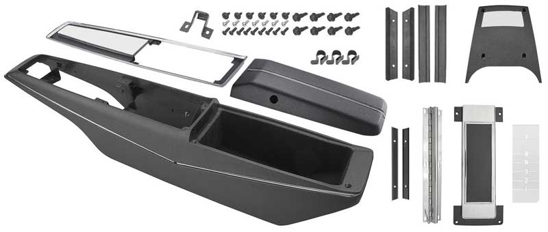 Console Assembly - Turbo (White Letters) - 71-72 Chevelle El Camino