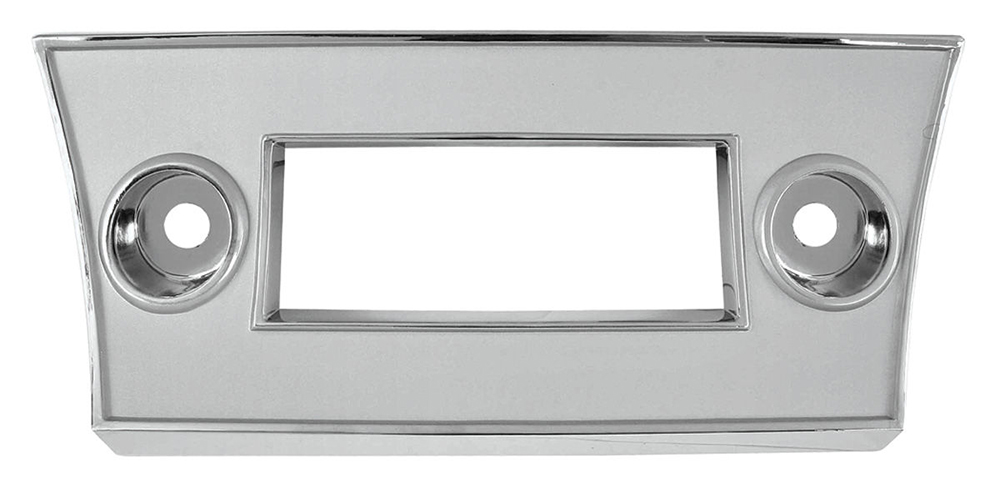 Radio Bezel - Chrome - 66 Chevelle El Camino