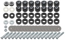 Body & Radiator Support Bushing Set w/ Hardware - 64-67 Chevelle Cutlass Convertible; GTO Skylark Coupe & Convertible