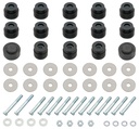 Body & Radiator Support Bushing Set w/ Hardware - 68-72 Chevelle Cutlass Convertible