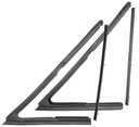 Vent Window Weatherstrips -  LH/RH Pair - 64-65 Chevelle Cutlass GTO Skylark Coupe & Convertible