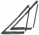 Vent Window Weatherstrips - LH/RH Pair - 66-67 Chevelle Cutlass GTO Skylark