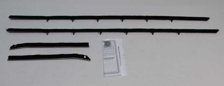 Window Felts - Outer (4pcs) - 68-69 Camaro Convertible