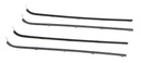 Front Door Beltline Window Felts (4pcs) - 53-55 Ford F100 F250