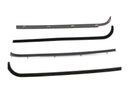 Front Door Beltline Window Felts - Black - 4pcs - 71-72 F-Series Pickup
