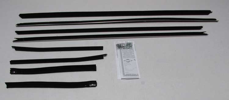 Window Felts - Inner & Outer (8pcs) - 70-72 Monte Carlo w/o Special Belt Moldings