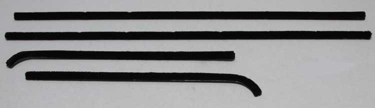 Window Felts - Outer (4pcs) - 66-67 Chevy II Nova 2DR Hardtop