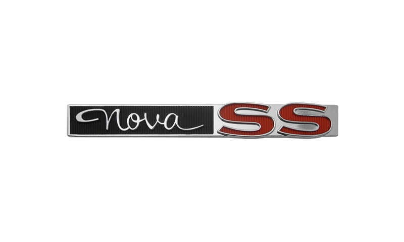 Trunk Emblem - "Nova SS" - 63-64 Chevy II Nova