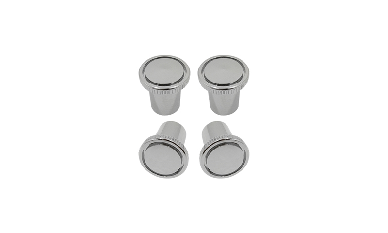 Vent Pull Knobs - Chrome - 4 Piece Set - 68-72 Chevelle El Camino Camaro