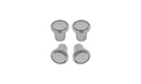 Vent Pull Knobs - Chrome - 4 Piece Set - 68-72 Chevelle El Camino Camaro