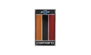 Trunk Emblem - "Camaro" with Bowtie Logo (Orange) 75-77 Camaro