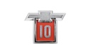 Front Fender Emblems - "10" - LH/RH Pair - 64 Chevy C/K Truck