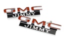 Front Fender Emblems - "GMC Jimmy" - LH/RH Pair - 71-72 GMC C/K Jimmy