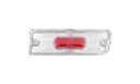 Backup Lamp Lenses - With Red Reflector - LH/RH Pair - 64 Chevelle