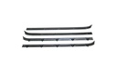Front Door Beltline Window Felts (4pcs) - 76-80 Chevy GMC C/K Pickup Blazer Jimmy Suburban