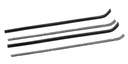 Beltline Window Felts - 4pcs Inner & Outer Driver & Passenger Side - 64-66 Chevy GMC Truck