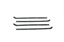 Beltline Window Felts - 4pcs Inner & Outer - 55-59 Chevy GMC Truck ('55 2nd Series)